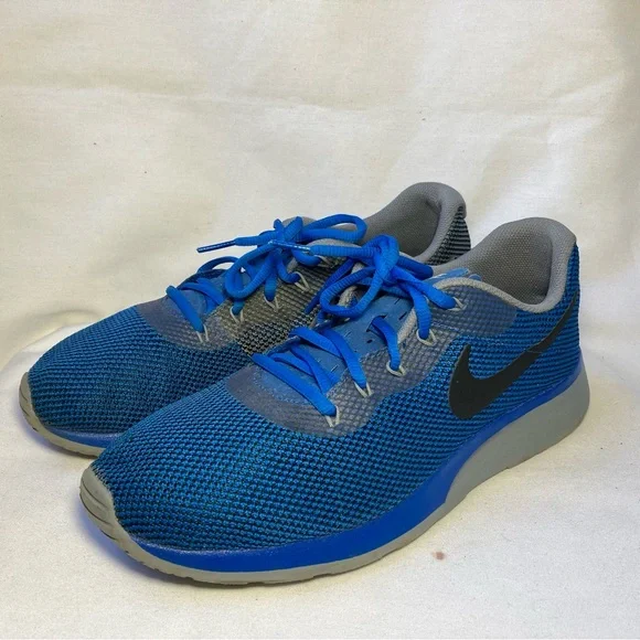 Nike Men's Tanjun Racer Blue Running Shoes Sneakers 921669-401 - Picture 2 of 10